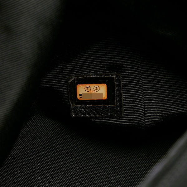 シャネル ハンドバッグ ブラウン ラビットファー スウェード レディース CHANEL 【中古】