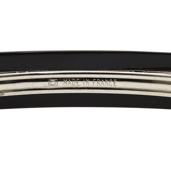 シャネル ハート ラインストーン バレッタ ブラック ピンク クリア プラスチック レディース CHANEL 【中古】