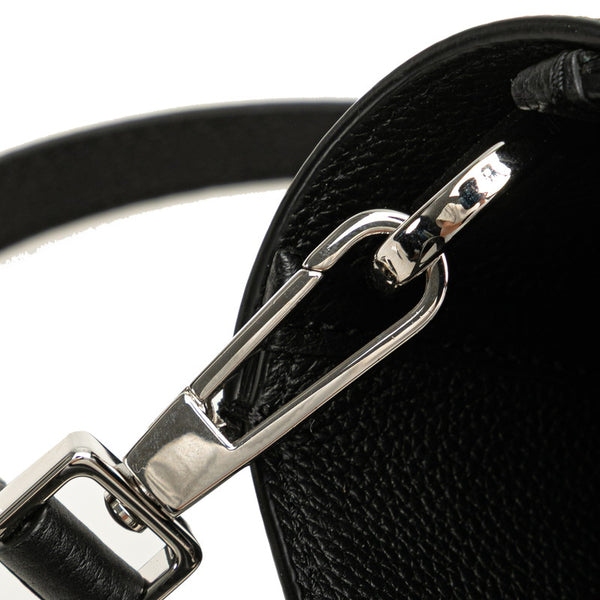 ディオール サドル ミニ トートバッグ ショルダーバッグ 2WAY ブラック レザー レディース Dior 【中古】