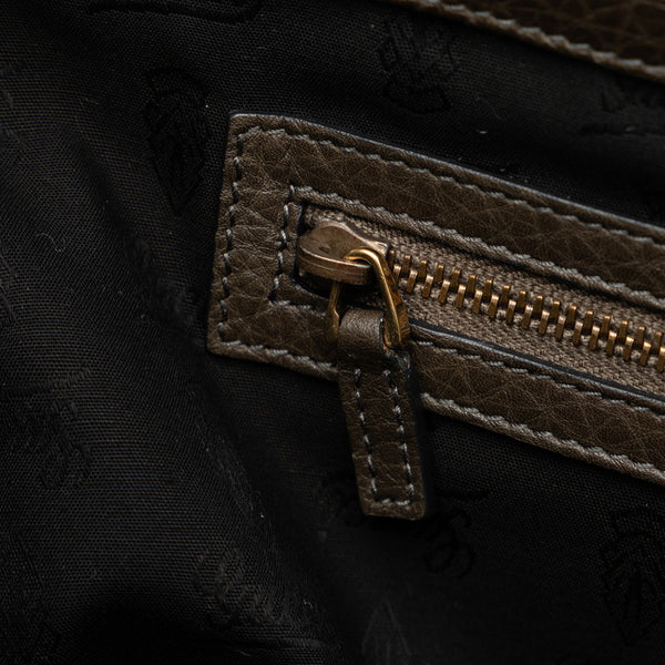 グッチ ダブルG ハンドバッグ ボストンバッグ 251813 ブラウン スウェード レディース GUCCI 【中古】