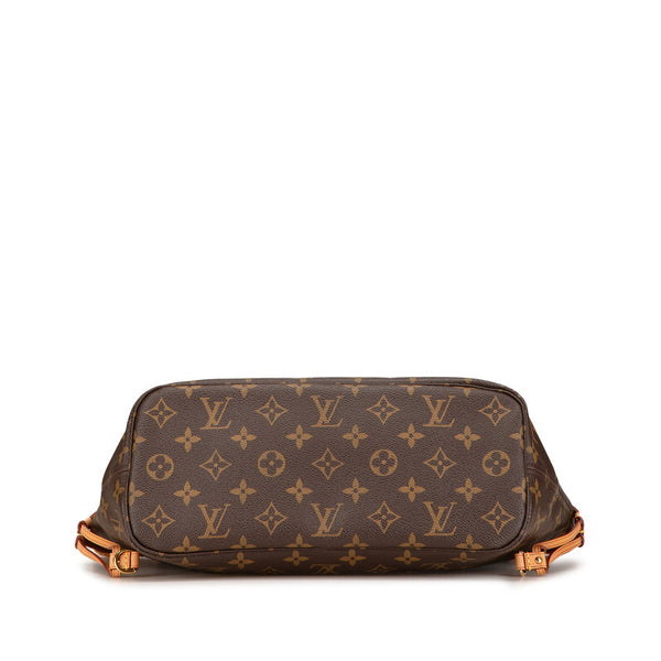 ルイ ヴィトン モノグラム ネヴァーフルPM ハンドバッグ トートバッグ M40155 ブラウン PVC レザー レディース LOUIS VUITTON 【中古】