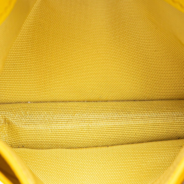 サルヴァトーレフェラガモ ガンチーニ  カードケース IY-220371 イエロー レザー レディース Salvatore Ferragamo 【中古】