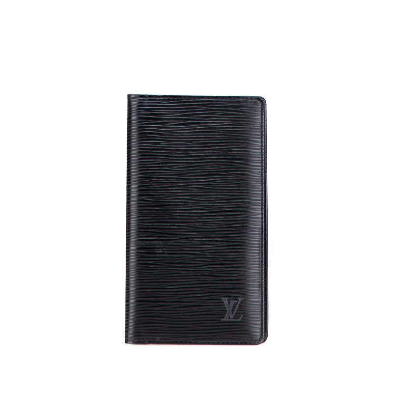 ルイ ヴィトン エピ アジェンダ ポッシュ 手帳カバー R20522 ノワール ブラック レザー レディース LOUIS VUITTON 【中古】