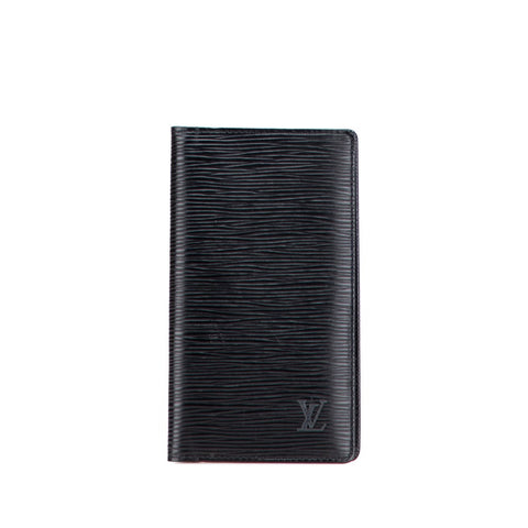ルイ ヴィトン エピ アジェンダ ポッシュ 手帳カバー R20522 ノワール ブラック レザー レディース LOUIS VUITTON 【中古】