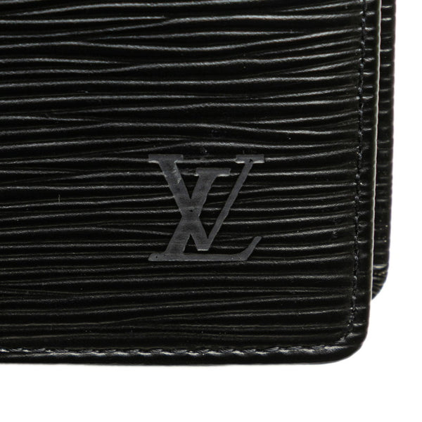 ルイ ヴィトン エピ アジェンダ ポッシュ 手帳カバー R20522 ノワール ブラック レザー レディース LOUIS VUITTON 【中古】