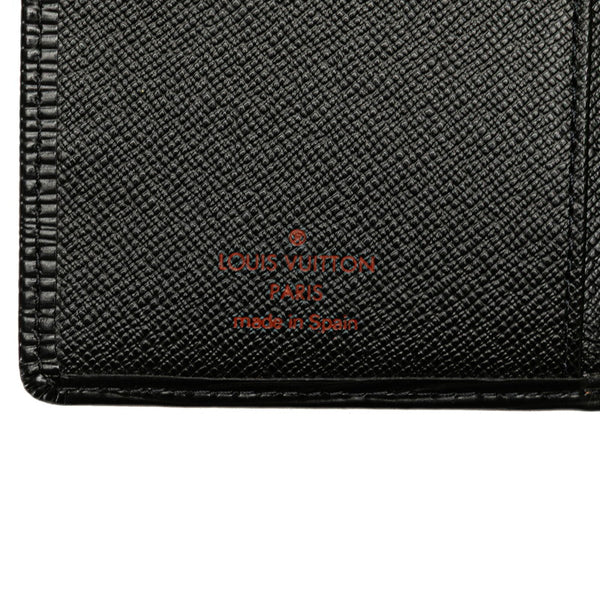 ルイ ヴィトン エピ アジェンダ ポッシュ 手帳カバー R20522 ノワール ブラック レザー レディース LOUIS VUITTON 【中古】