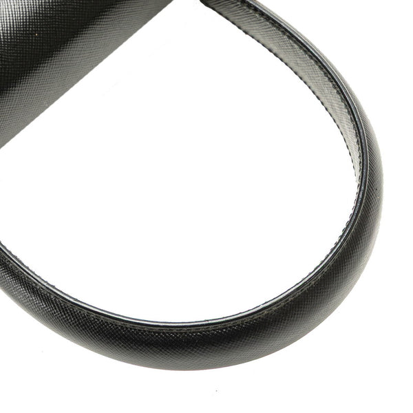 サルヴァトーレフェラガモ ガンチーニ ハンドバッグ ショルダーバッグ 2WAY ブラック レザー レディース Salvatore Ferragamo 【中古】