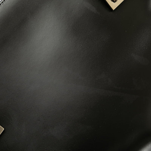 サルヴァトーレフェラガモ ガンチーニ ハンドバッグ ショルダーバッグ 2WAY DY-21 0166 ブラック レザー レディース Salvatore Ferragamo 【中古】