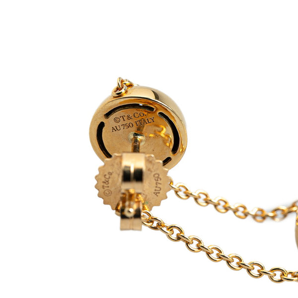 ティファニー ハードウェア トリプル ドロップ ピアス K18YG イエローゴールド レディース TIFFANY&Co. 【中古】