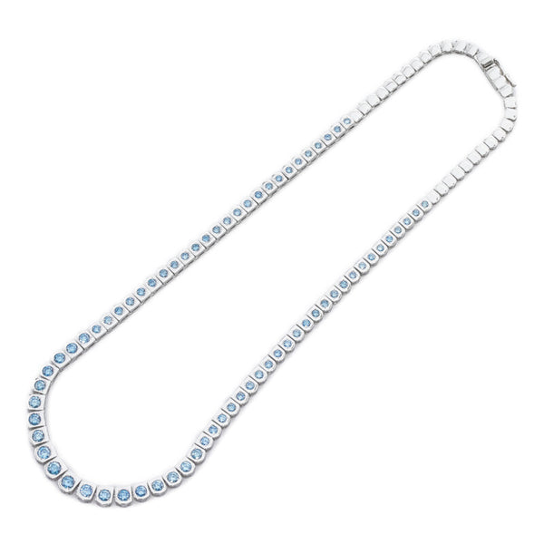 Pt850 プラチナ ダイヤ3.04ct ネックレス レディース 【中古】
