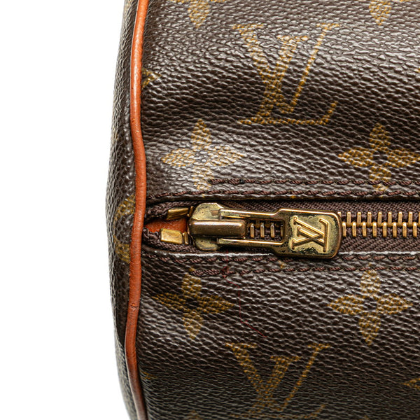 ルイ ヴィトン モノグラム パピヨン30 旧型 ハンドバッグ ミニボストンバッグ M51385 ブラウン PVC レザー レディース LOUIS VUITTON 【中古】