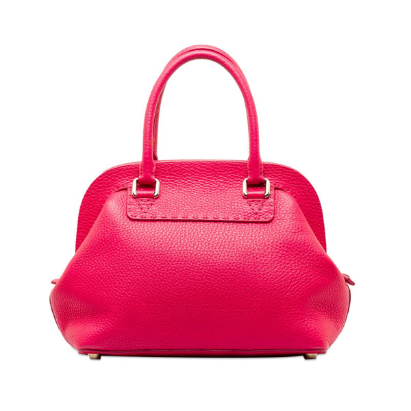 フェンディ セレリア アデーレ ハンドバッグ 8BN255 ピンク レザー レディース FENDI 【中古】