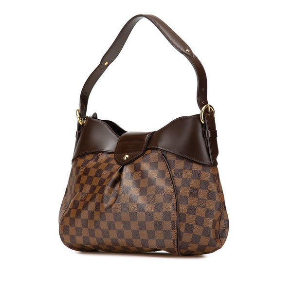 ルイ ヴィトン ダミエ システィナMM ワンショルダーバッグ N41541 ブラウン PVC レザー レディース LOUIS VUITTON 【中古】