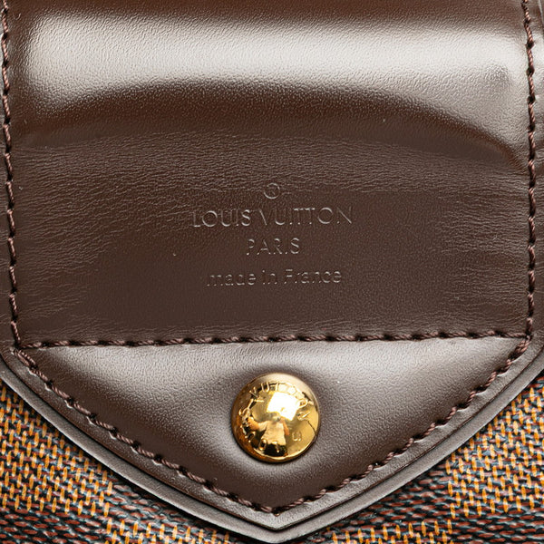 ルイ ヴィトン ダミエ システィナMM ワンショルダーバッグ N41541 ブラウン PVC レザー レディース LOUIS VUITTON 【中古】