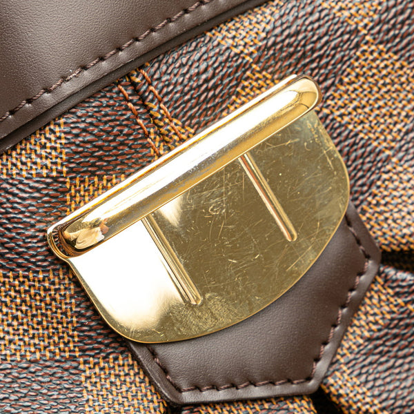 ルイ ヴィトン ダミエ システィナMM ワンショルダーバッグ N41541 ブラウン PVC レザー レディース LOUIS VUITTON 【中古】