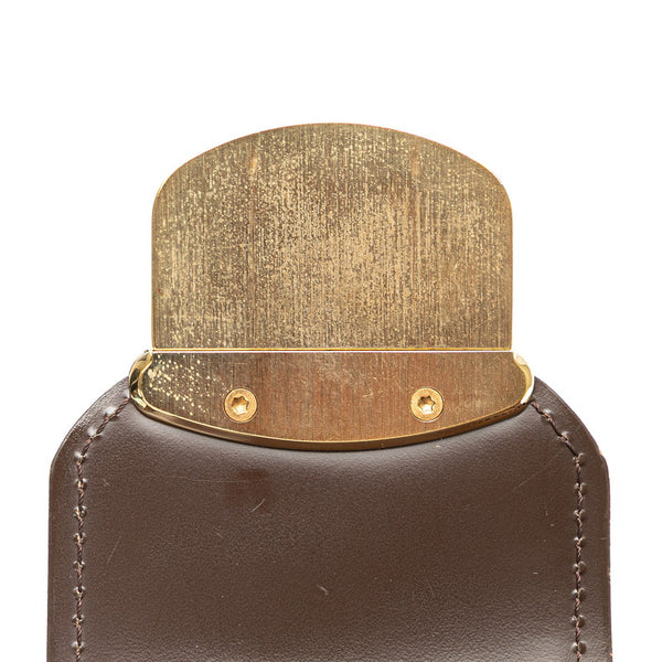 ルイ ヴィトン ダミエ システィナMM ワンショルダーバッグ N41541 ブラウン PVC レザー レディース LOUIS VUITTON 【中古】