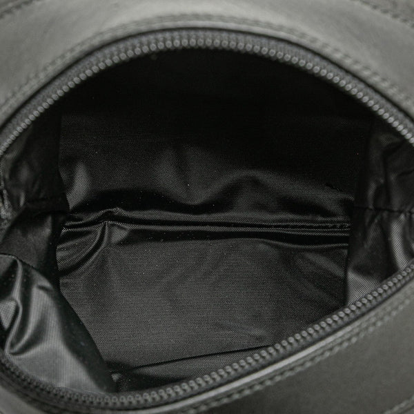 サルヴァトーレフェラガモ ロゴ ポーチ ブラック ナイロン レザー レディース Salvatore Ferragamo 【中古】