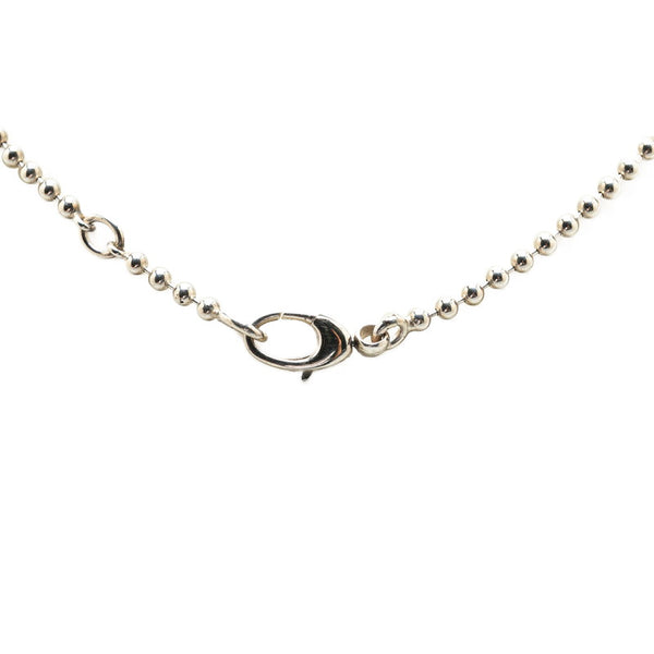 グッチ インターロッキングG ハートモチーフ ネックレス SV925 シルバー レディース GUCCI 【中古】