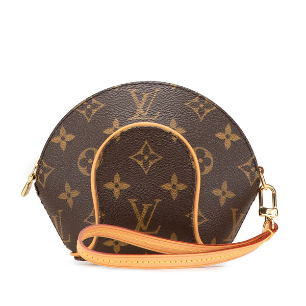 ルイ ヴィトン モノグラム ミニ エリプス ショルダーバッグ M51129 ブラウン PVC レザー レディース LOUIS VUITTON 【中古】
