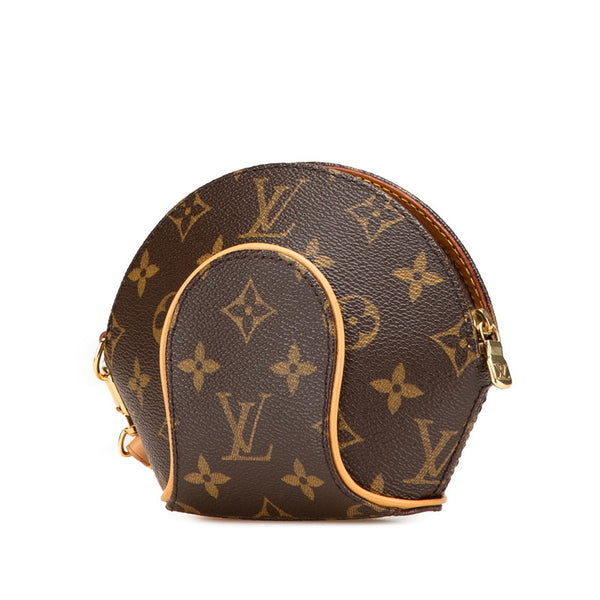 ルイ ヴィトン モノグラム ミニ エリプス ショルダーバッグ M51129 ブラウン PVC レザー レディース LOUIS VUITTON 【中古】