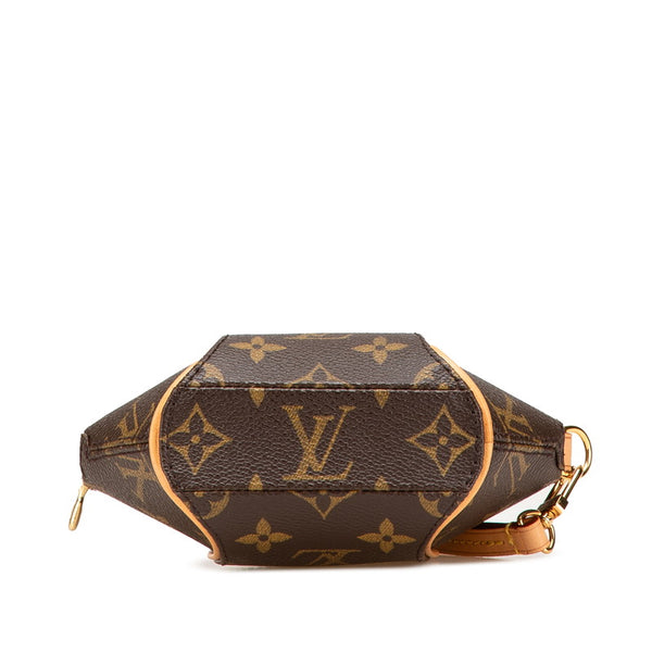 ルイ ヴィトン モノグラム ミニ エリプス ショルダーバッグ M51129 ブラウン PVC レザー レディース LOUIS VUITTON 【中古】