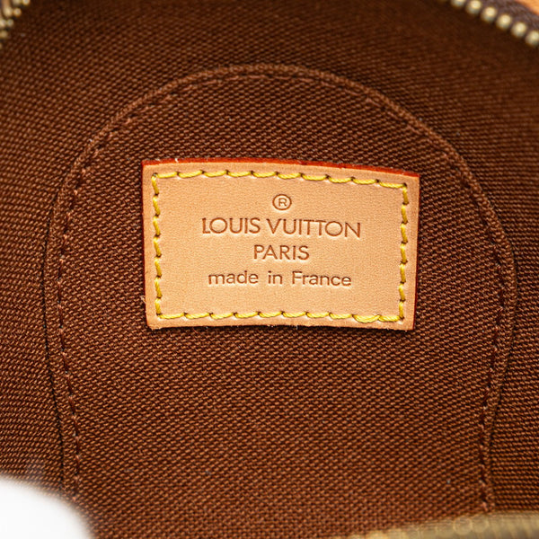ルイ ヴィトン モノグラム ミニ エリプス ショルダーバッグ M51129 ブラウン PVC レザー レディース LOUIS VUITTON 【中古】
