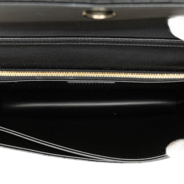 ディオール マイディオール カナージュ ハンドバッグ ショルダーバッグ 2WAY ブラック レザー レディース Dior 【中古】