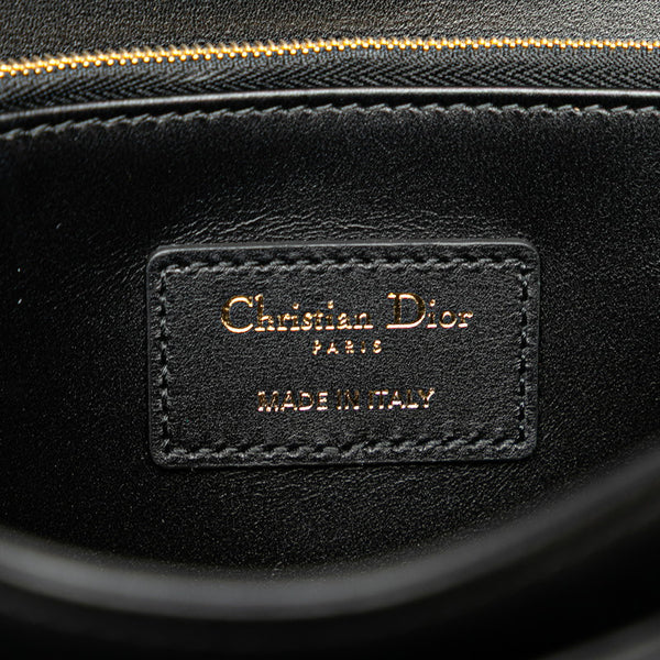 ディオール マイディオール カナージュ ハンドバッグ ショルダーバッグ 2WAY ブラック レザー レディース Dior 【中古】