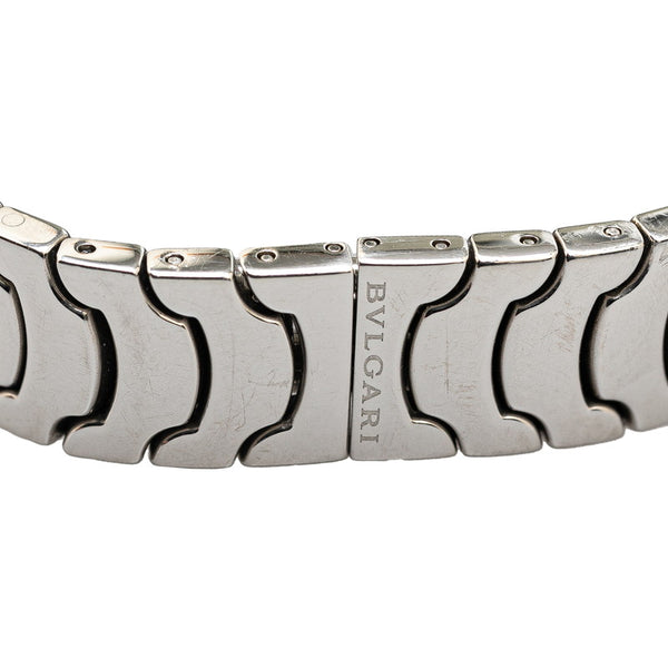 ブルガリ ソロテンポ 腕時計 ST29S クオーツ ブラック文字盤 ステンレススチール レディース BVLGARI 【中古】