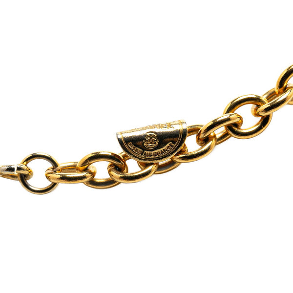 シャネル ココマーク ロング ネックレス ゴールド メッキ レディース CHANEL 【中古】