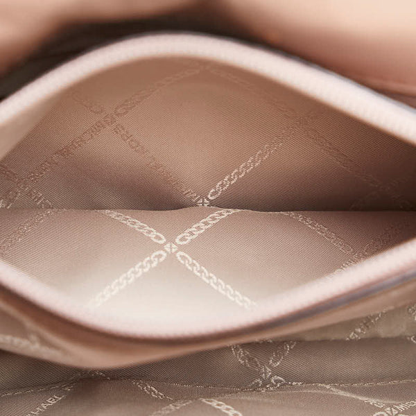 マイケルコース チェーン ショルダーバッグ 30H0G1SL1T ベージュ レザー レディース Michael Kors 【中古】