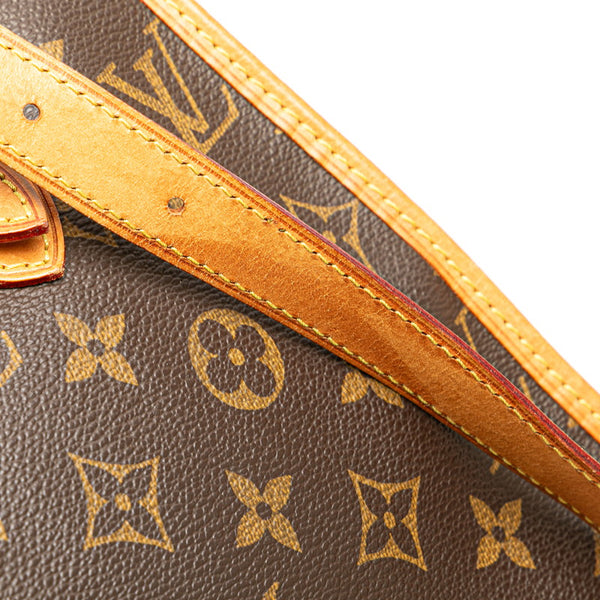 ルイ ヴィトン モノグラム ポパンクール オ ハンドバッグ M40007 ブラウン PVC レザー レディース LOUIS VUITTON 【中古】