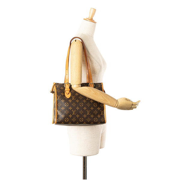 ルイ ヴィトン モノグラム ポパンクール オ ハンドバッグ M40007 ブラウン PVC レザー レディース LOUIS VUITTON 【中古】