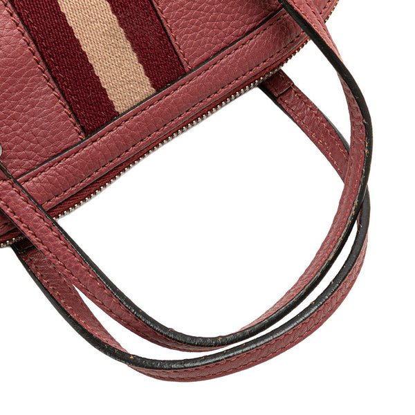 グッチ シェリーライン ハンドバッグ ショルダーバッグ 2WAY 341504 レッド レザー レディース GUCCI 【中古】