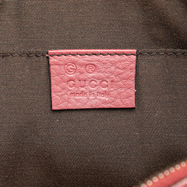 グッチ シェリーライン ハンドバッグ ショルダーバッグ 2WAY 341504 レッド レザー レディース GUCCI 【中古】