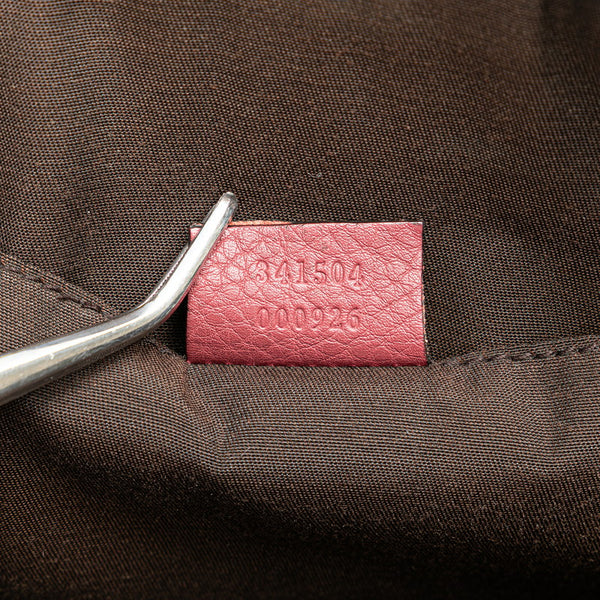 グッチ シェリーライン ハンドバッグ ショルダーバッグ 2WAY 341504 レッド レザー レディース GUCCI 【中古】