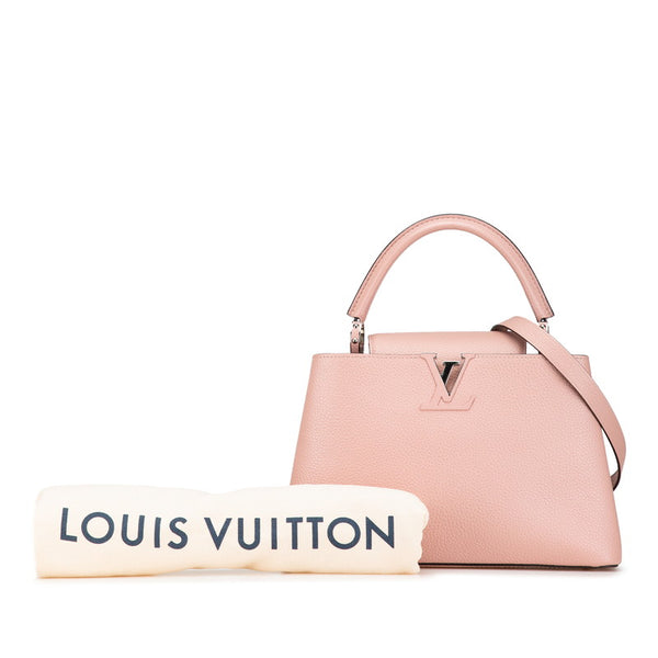 ルイ ヴィトン カプシーヌPM  ハンドバッグ ショルダーバッグ 2WAY M42258 マグノリア ピンク トリヨンレザー レディース LOUIS VUITTON 【中古】