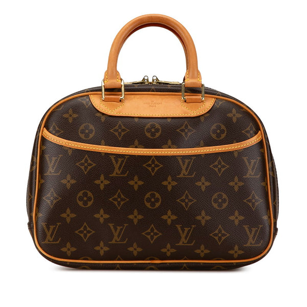 ルイ ヴィトン モノグラム トゥルーヴィル ハンドバッグ M42228 ブラウン PVC レザー レディース LOUIS VUITTON 【中古】