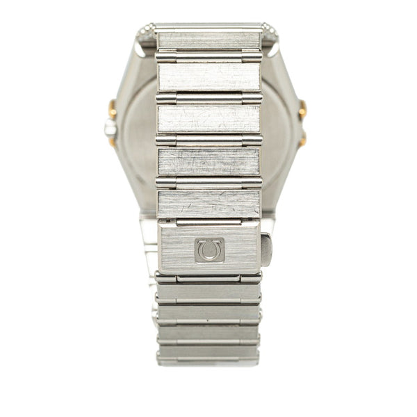 オメガ コンステレーション 腕時計 クオーツ ゴールド文字盤 ステンレススチール メッキ メンズ OMEGA 【中古】