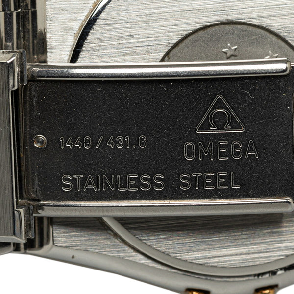 オメガ コンステレーション 腕時計 クオーツ ゴールド文字盤 ステンレススチール メッキ メンズ OMEGA 【中古】