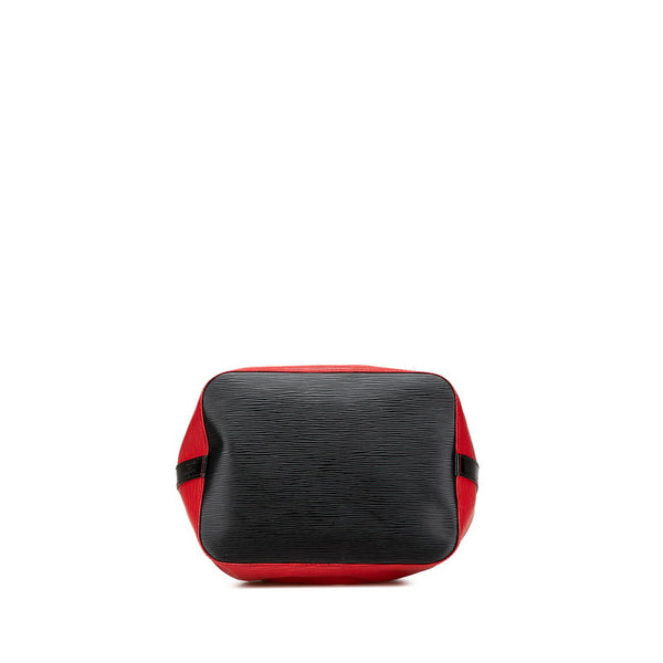 ルイ ヴィトン エピ プチノエ ショルダーバッグ M44172 カスティリアンレッド ノワール ブラック レザー レディース LOUIS VUITTON 【中古】