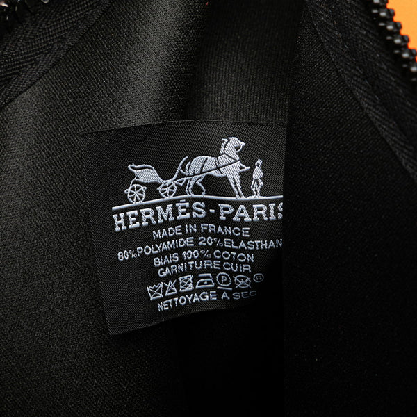 エルメス トゥルースフラット ネオバンMM クラッチバッグ セカンドバッグ ポーチ オレンジ ポリアミド/エラスタン レディース HERMES 【中古】