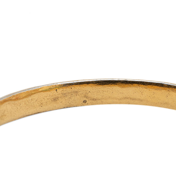 シャネル ココマーク バングル ゴールド メッキ レディース CHANEL 【中古】