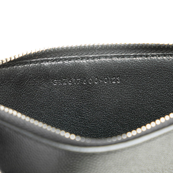 サンローラン カードケース コインケース 617600 ブラック レザー メンズ SAINT LAURENT 【中古】
