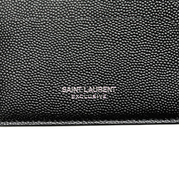 サンローラン カードケース コインケース 617600 ブラック レザー メンズ SAINT LAURENT 【中古】