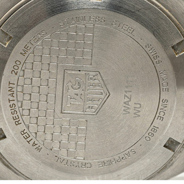タグホイヤー フォーミュラー1 腕時計 WAZ1111 クオーツ ホワイト文字盤 ステンレススチール ラバー レディース TAG HEUER 【中古】