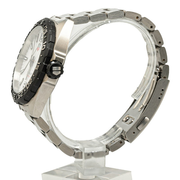 タグホイヤー フォーミュラー1 腕時計 WAZ1111 クオーツ ホワイト文字盤 ステンレススチール ラバー レディース TAG HEUER 【中古】