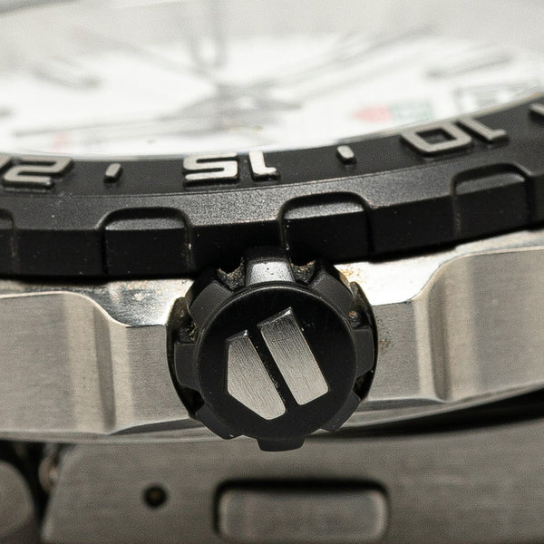 タグホイヤー フォーミュラー1 腕時計 WAZ1111 クオーツ ホワイト文字盤 ステンレススチール ラバー レディース TAG HEUER 【中古】