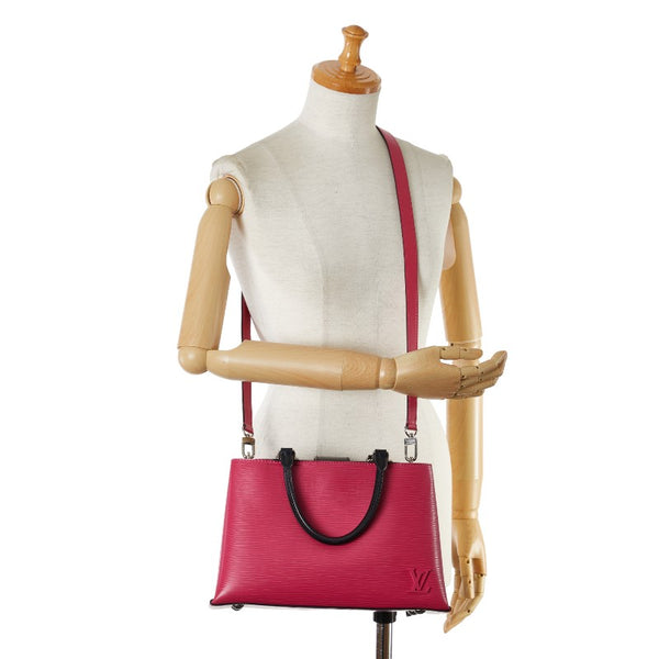 ルイ ヴィトン エピ  クレーベルPM ハンドバッグ ショルダーバッグ 2way M51347 ピンク ブラック レザー レディース LOUIS VUITTON 【中古】