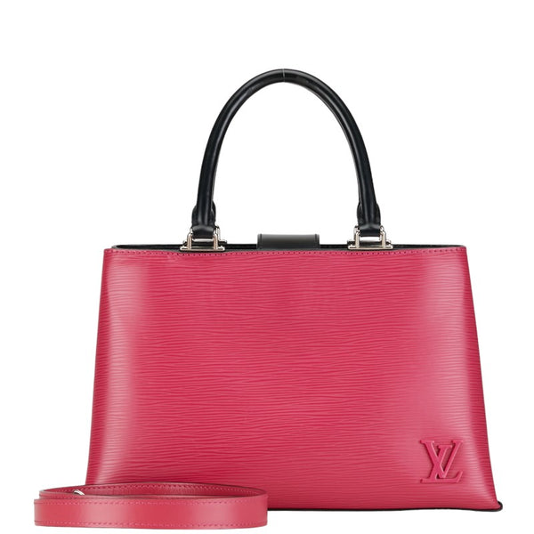 ルイ ヴィトン エピ  クレーベルPM ハンドバッグ ショルダーバッグ 2way M51347 ピンク ブラック レザー レディース LOUIS VUITTON 【中古】